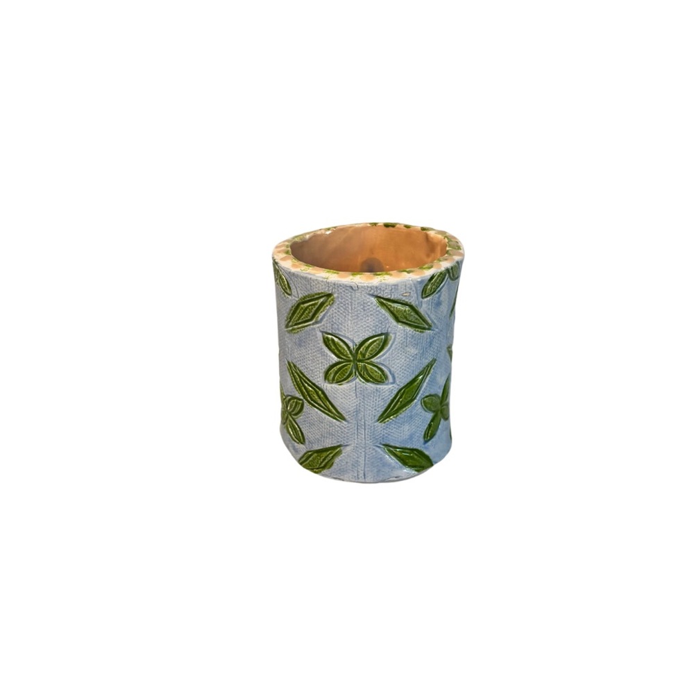 handmade pottery planter/pencil holder/catch all